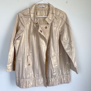 Badgley Mischa gold shimmer jacket